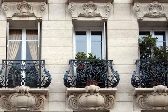 Какие бывают французские балконы. Фото