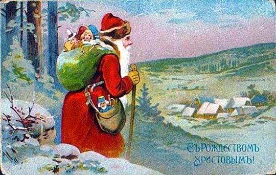 30 восхитительных старинных Рождественских открыток-2. Фото