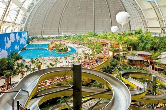 В центре Европы построили парк развлечений «Тропический рай». Фото