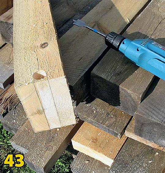 Как самому построить недорогой деревянный дом. Фото. Часть 4