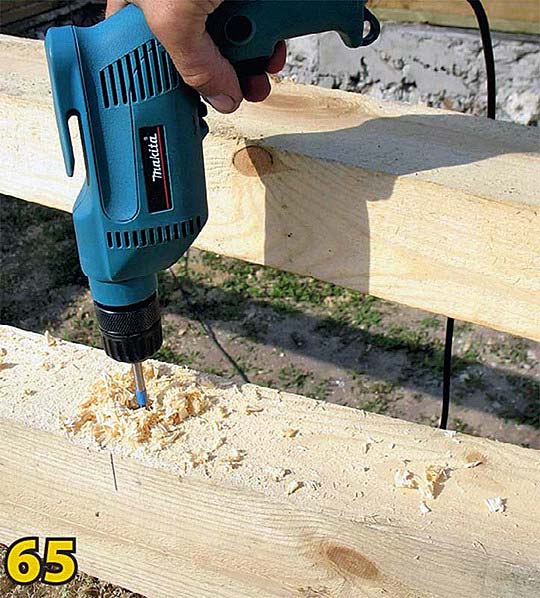 Как самому построить недорогой деревянный дом. Фото. Часть 6