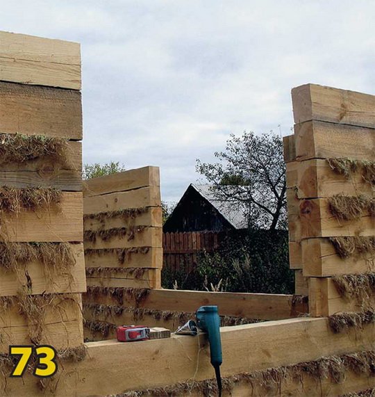 Как самому построить недорогой деревянный дом. Фото. Часть 7