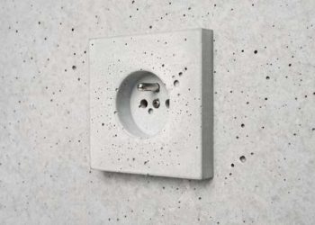 Розетки и выключатели теперь будут бетонными