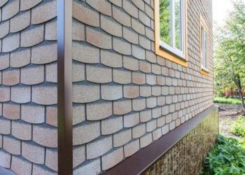 Битумная фасадная плитка: плюсы и минусы. Фото и видео