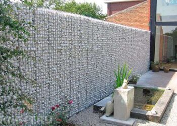 Как сделать ограждение для сада — габион — своими руками. Фото