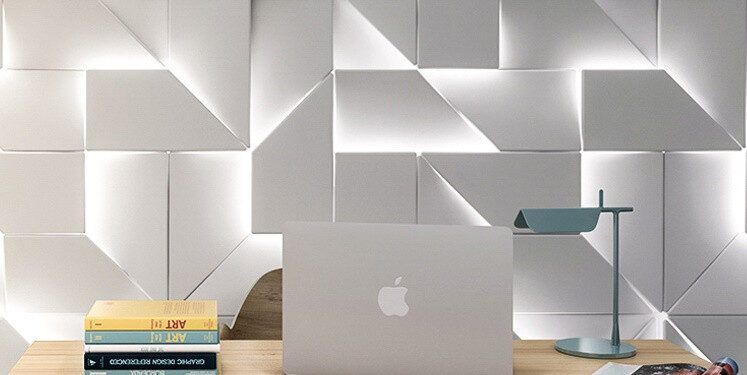 Декоративные 3D панели в интерьере квартир